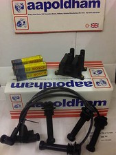 FORD FOCUS mk1 1.8 2.0 16v 99-04 IGNITION COIL PACK HT PLUG LEADS & SPARK PLUGS