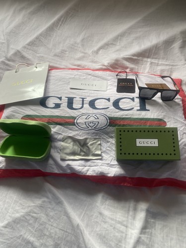Gucci sunglasses with box - with, and