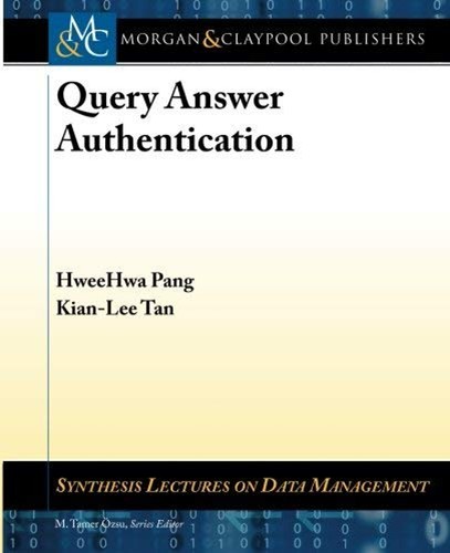Query answer authentication - answer,