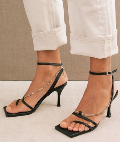 New alohas black leather - black, strap