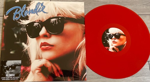 Blondie red vinyl - on, vinyl.