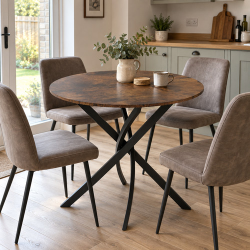 Dining table round 80cm - round,