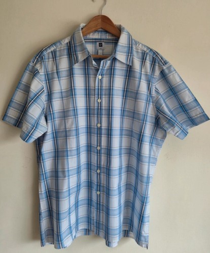 Gap men short sleeve check - sleeve,