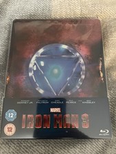 Marvels Iron Man 3 Zavvi Exclusive Ltd Ed Steelbook Bluray