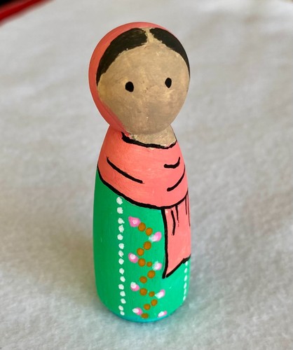 Malala yousafzai wooden peg - yousafzai,