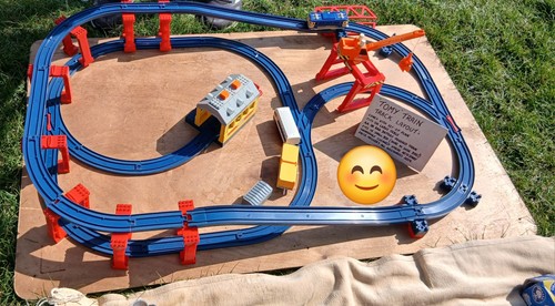 Tomy train track with - train,