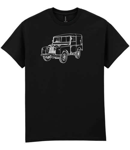 Land rover series line drawn - series,