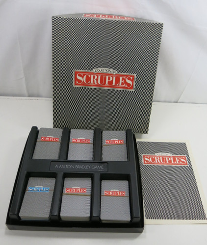 Question scruples card - a, of