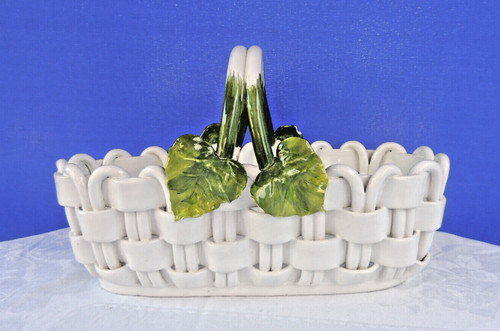 Porcelain basket from - porcelain, --from