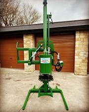 Multec Out-Front JCB Side tilting PD3 Post Driver ( C/w Telehandler Brackets)