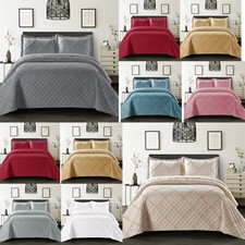 Quilted Bedspread Set 3 Piece