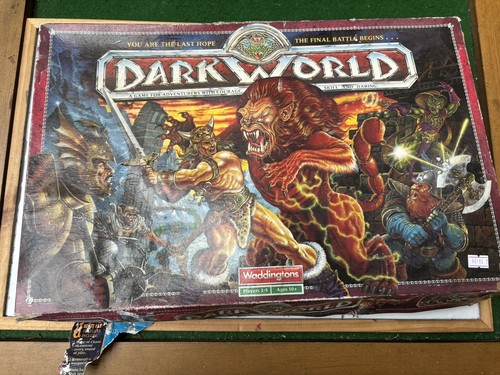Dark world board game - dark, vintage