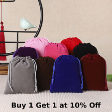 10 20 50pcs Premium Velvet Drawstring Bags for Wedding Jewelry Party Gifts