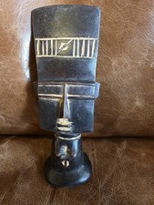 African sculpture Akua'ba , ritual fertility doll. From Fante people 16cm 