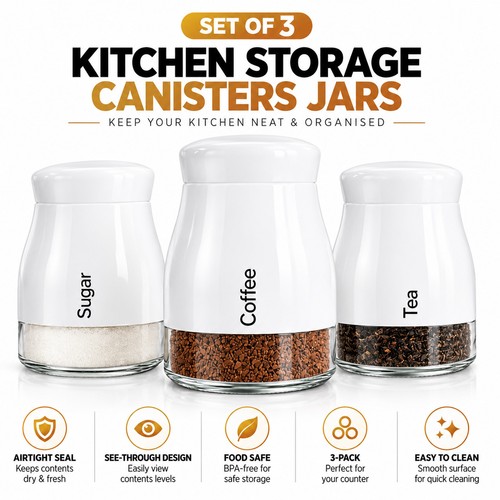 Set kitchen storage - of, 3