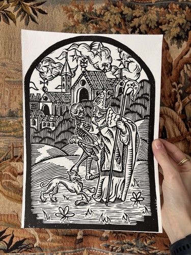 Memento mori lino - a4, –