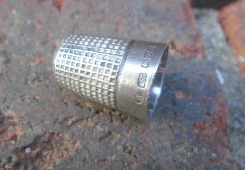 Chester 1912 silver - chester, thimble