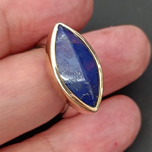 Lapis lazuli ring silver - lazuli,