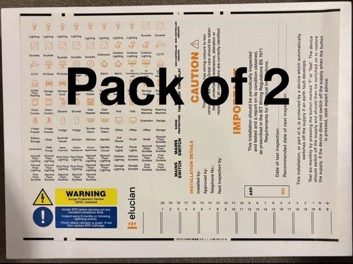Pack consumer unit fuse - pack,
