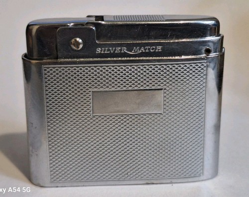 Vintage silver match - match, lighter