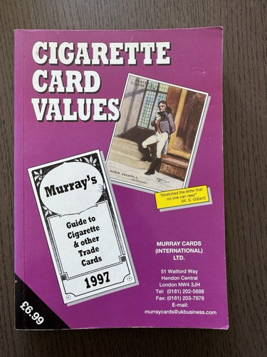 Cigarette card values - cigarette,