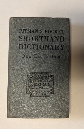 Pitman pocket shorthand - pitman’s,