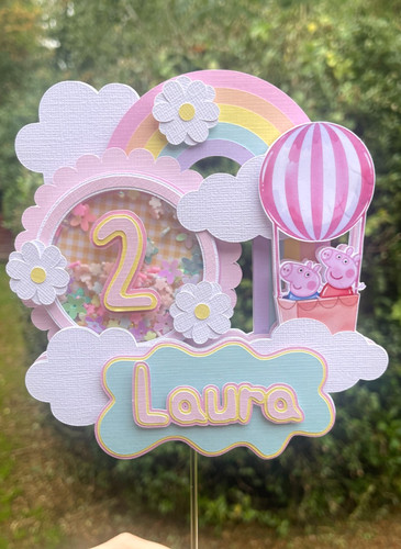 Peppa pig pastel rainbow - pastel,