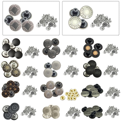 17mm brass buttons with - 17mm,