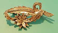 Hollywood Brooch -  Silver Colour - Vintage item 