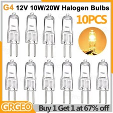 10X G4 Halogen Capsule LED Light Bulb Replace Bulbs Lamps AC 2Pin - 12V 10W-20W