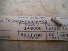 NOS OEM Yamaha Dowel Pin 1966-05 LB50 Chappy AT1 125 Enduro TX750 93603-14026-00