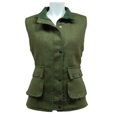 Game Ladies Tweed Gilet Fife