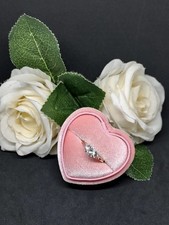 Very Pretty Ladies 3 Stone  Costume Jewellery Dress Ring Size O - Unworn