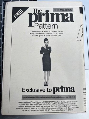 Prima sewing pattern - prima, classic