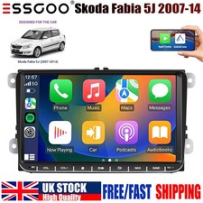9" Car Stereo Skoda Fabia *2007 to 2014* 5J 100% PLUG & PLAY Apple CarPlay BT FM