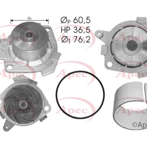 Water pump for - for, fiat