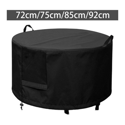 Fire pit cover round accessory - pit,