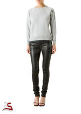 Genuine Lambskin Women’s Pants Hot Style Skinny Real Leather Slim Fit Trousers