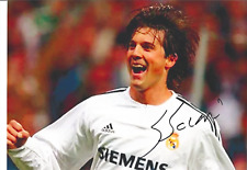 Santiago Solari Real Madrid Huge Signed A3 Photo With Coa (2)