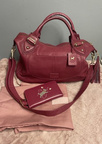 Radley leather burgundy - leather,