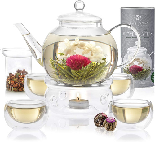 Elegant complete tea set with - tea,