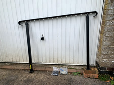 VEVOR Wrought Iron Handrail Stair Railing Fit 1 to 3 Steps Adjustable Hand Rail