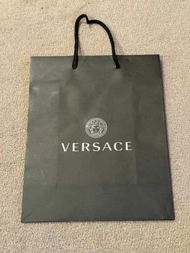 Versace black paper bag - versace,