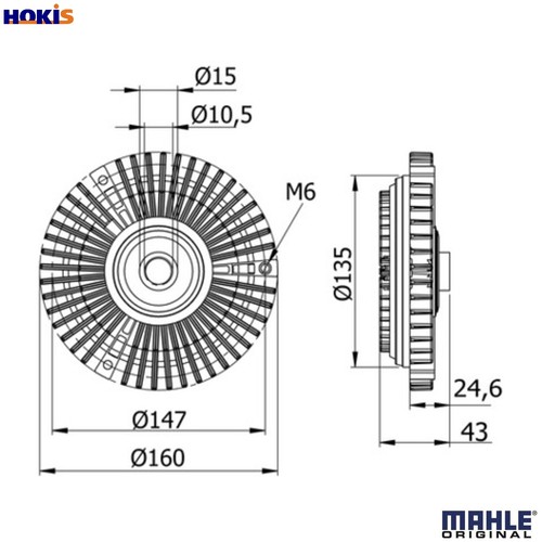 Clutch radiator fan cfc - radiator,