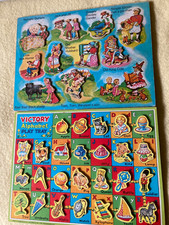 2  VINTAGE WOODEN JIGSAWS  G J HAYTER 2-4YR OLD  LOVELY CLEAN BRIGHT CONDITION