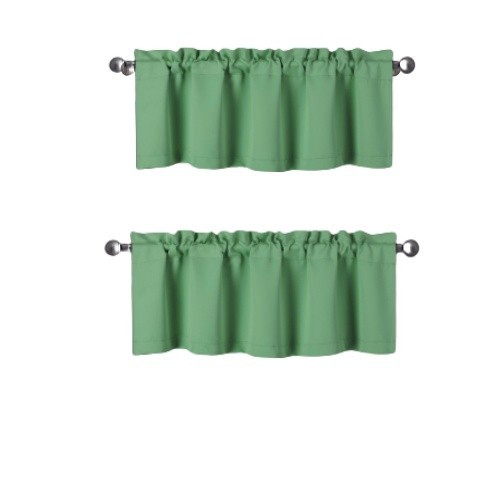 2pc kitchen rod pocket sraight - 2pc,