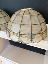 2 Vintage Capiz Shell Ceiling