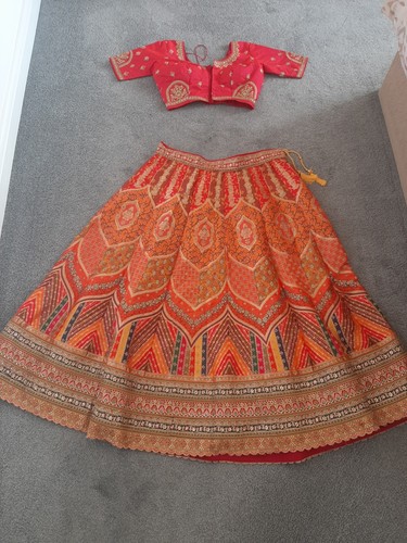 Indian lengha set for wedding