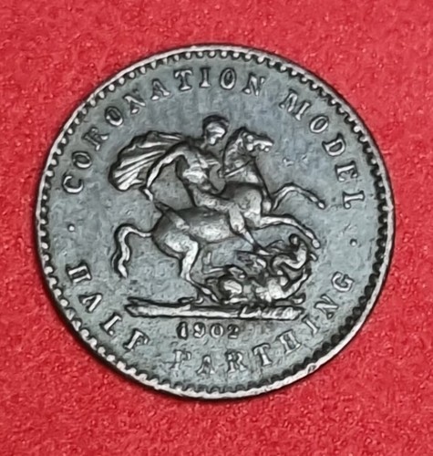 Toy coin half farthing - coin,