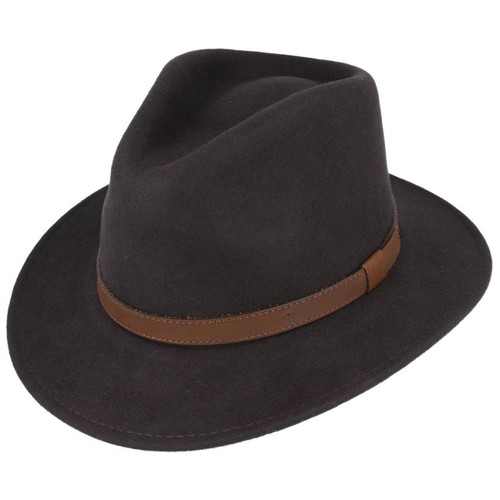 Fedora felt wool hat - felt, crushable